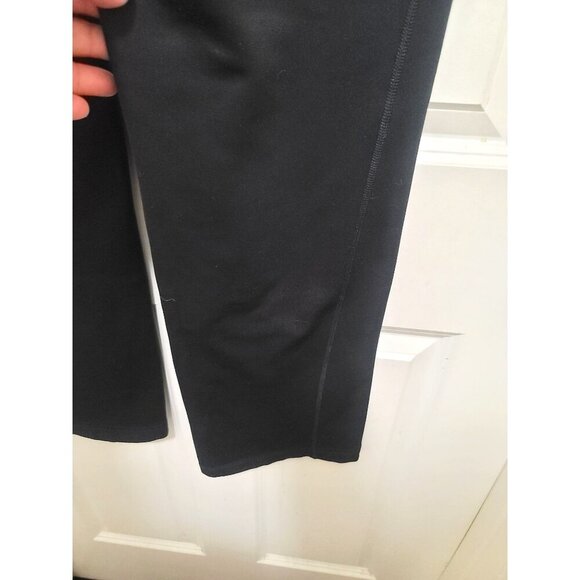 Eddie Bauer Women's Black Stretch Athletic Pants Medium Polyester Blend fleece l - Picture 5 of 9